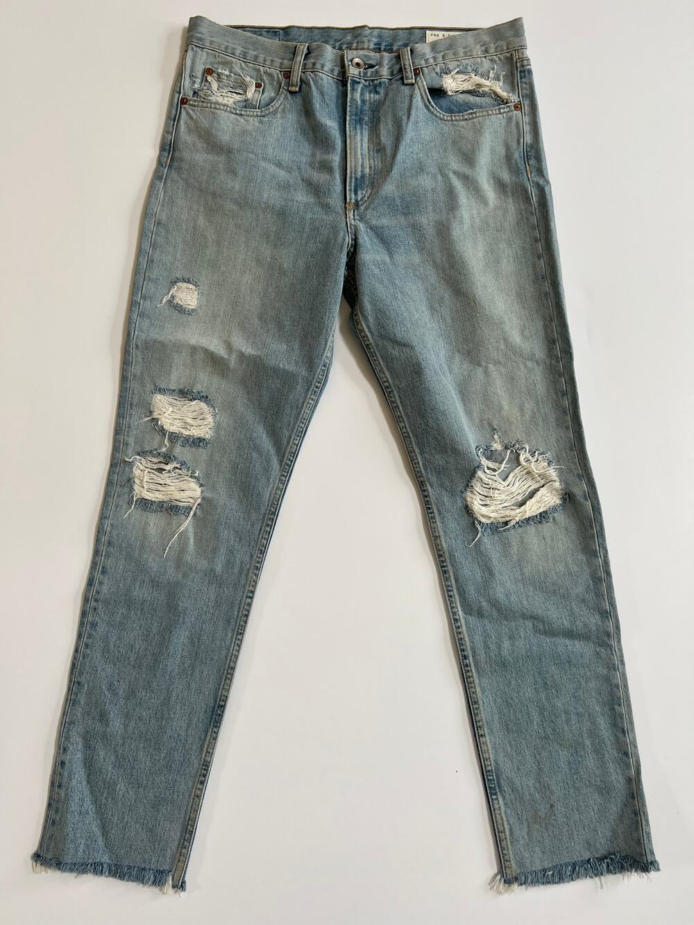Rag & Bone Womens Union Pool Marilyn Distressed Jeans W1718K165UNI Size 31